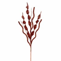 Vickerman QG223818 34 in. Burnished Orange Multi Spiral Glitter Spray, 6 Piece - Pack of 36