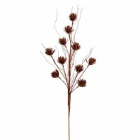 Vickerman QG224488 30 in. Copper Mini Flower Glitter Spray, 6 Piece per Bag