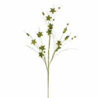 Vickerman QG224673 33 in. Lime Star & Ball Glitter Spray, 6 Piece per Bag