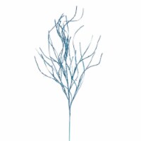 Vickerman QG225032 40 in. Baby Blue Berry Wavy Glitter Spray, 4 Piece - Pack of 54