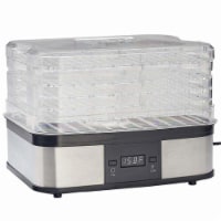 Lem Products 6015129 3.5 sq. ft.Lem 5 Trays Food Dehydrator, Silver & Black
