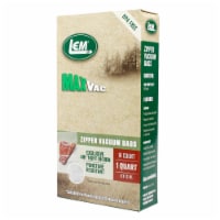 LEM MaxVac 18 Count 8 x 12 Quart Air Tight Vacuum Bags with Zipper Top 1590