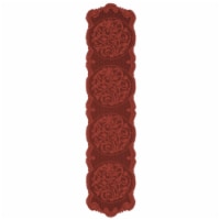 Downton Abbey RN-1460PK Rondeau 14 x 60 in. Runner, Paprika