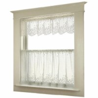 Heritage Lace 6350E-4215 Blossom 42 x 15 in. Drop Valance, Ecru