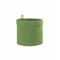 Heritage Lace MC-1115SG 12 x 12 in. Mode Crochet Round Basket, Sage