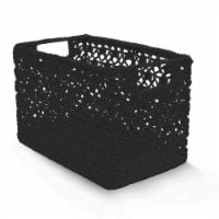 Heritage Lace MC-1070GY Mode Crochet Wire Basket, Gray - 12 x 7 x 8 in.
