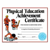 Hayes School Publishing H-VA195CL Certificate Physical Education 30 Pack