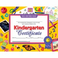Assorted Publishers Blue Border Kindergarten Certificate 8 1/2 (L) x 11 (W) Laser Print