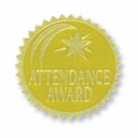 FLIPSIDE Gold Foil Embossed Seals Attendance 375