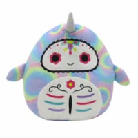 Squishmallows® Tie Dyed Day of the Dead Narwhal Perspective: Main