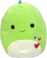 Squishmallows Plush Dinosaur - Green/White Perspective: Main