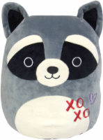 Squishmallows Plush Raccoon - Gray/Black/White Perspective: Main