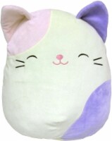 Squishmallows Cat Plush - White/Purple/Pink Perspective: Main