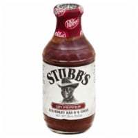 STUBBS 270571 18 oz. Dr Pepper Barbecue Sauce Perspective: Main