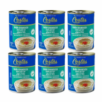 Cortas - Baba Ghanoush, Eggplant Dip 13 1/2oz (Pack of 6) Ready to Eat