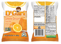 D'Gari Orange Geletin Dessert Mix Perspective: Main