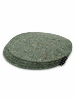 ETHICA Recycled round felt trivets – Set of 4