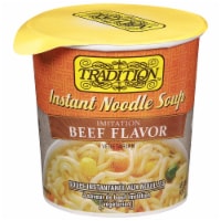 Tradition Beef Style Instant Noodle Soup Perspective: Main