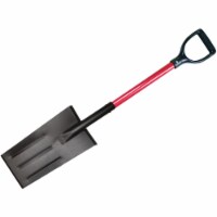 Bully Tools 27 In. Fiberglass D-Handle Square Point Garden Spade 82500