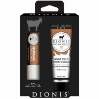 Dionis Goat Milk Coconut Lip Balm & Hand Cream Gift Set