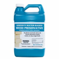 Green's Clear Flat Clear Water-Based Wood Preservative 1 gal. - Total Qty: 4