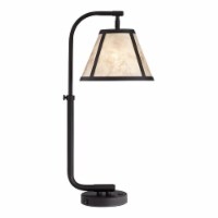 Pacific Coast Lighting Hayden Metal Table Lamp with USB Port in Black