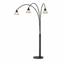 Pacific Coast Lighting Archway 78  Metal and Glass Arc Lamp in Dark Bronze/Gold