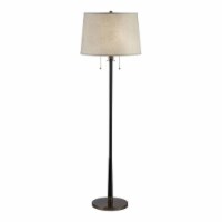 Pacific Coast Lighting City Heights 59  Double Pull Metal Floor Lamp in Black