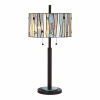 Pacific Coast Lighting Appalachian Spirit Art Metal & Glass Table Lamp in Brass