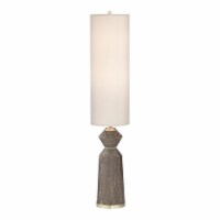 Pacific Coast Lighting Taboo 66  Resin and Fabric Floor Lamp in Natural/Beige