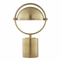 Pacific Coast Lighting Drome 18  Metal Table Lamp in Brushed Antique Brass