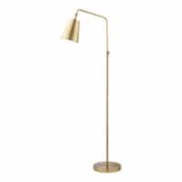 Pacific Coast Lighting Zella 56.5  Metal Downbridge Floor Lamp in Antique Brass