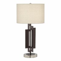 Pacific Coast Lighting Deville 25  Razor Blades Metal Table Lamp in Bronze