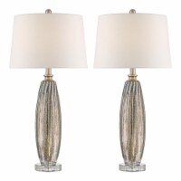 Pacific Coast Lighting Suri Crystal Glass Table Lamp in Beige (Set of 2)