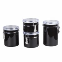 CREATIVE HOME 50279 Creative Home Set of 4 Pieces Stainless Steel Canister Container Set with