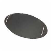 EVCO 73495 Slate Tray 15.75 x 10 in. Oval With Handles