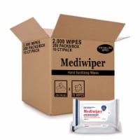 Mediwiper 2000 wipes Antibacterial Alcohol-Free Hand Sanitizer Wipes - 10 Count, 200 Packs