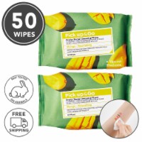 Pick Up & Go 2 Sheets Nourishing Mango Cleansing Wipes (25 Count / Pack)