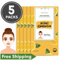 Solo Green Citrus Sheet Face Mask for Illumination (5pk)