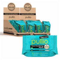 (640 Wipes) pullio - Peppermint Alcohol Free Antibacterial Hand Sanitizer Wet Wipes