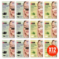 Original Derma Beauty 36 Nose Pore Strips for Pore-Refining Charcoal & Purifying Tea Tree
