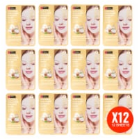 Original Derma Beauty 12 Pack Ultra Mositurizing Coconut Collagen Essecne Mask Sheet