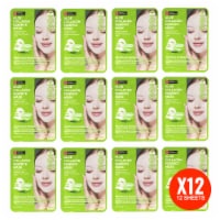 Original Derma Beauty 12 Pack Soothing Moisturizing Aloe Collagen Essecne Mask Sheet