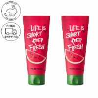 FARMSKIN 2 Packs Watermelon Moisturizing Aqua Facial Gel Cream (Freshfood)