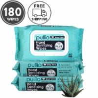 pullio - Hand Sanitizer Wet Wipes with Premium Fabric | Hypoallergenic  Alcohol-Free Formula| Gentle Hand Cleaning Wipes for Everyone | Hand Wipes