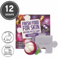 Farmskin 12 Packs Balancing Mangosteen Puzzle Soaps (Freshfood)