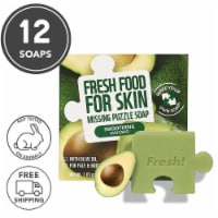 Farmskin 12 Packs Smoothing Avocado Puzzle Soaps (Freshfood)