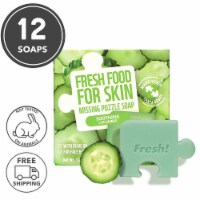 Farmskin 12 Packs Soothing Cucumber Puzzle Soaps (Freshfood)