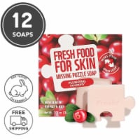 Farmskin 12 Packs Plumping Cranberry Puzzle Soaps (Freshfood)