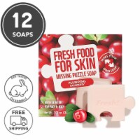 Farmskin 12 Packs Plumping Cranberry Puzzle Soaps (Freshfood)